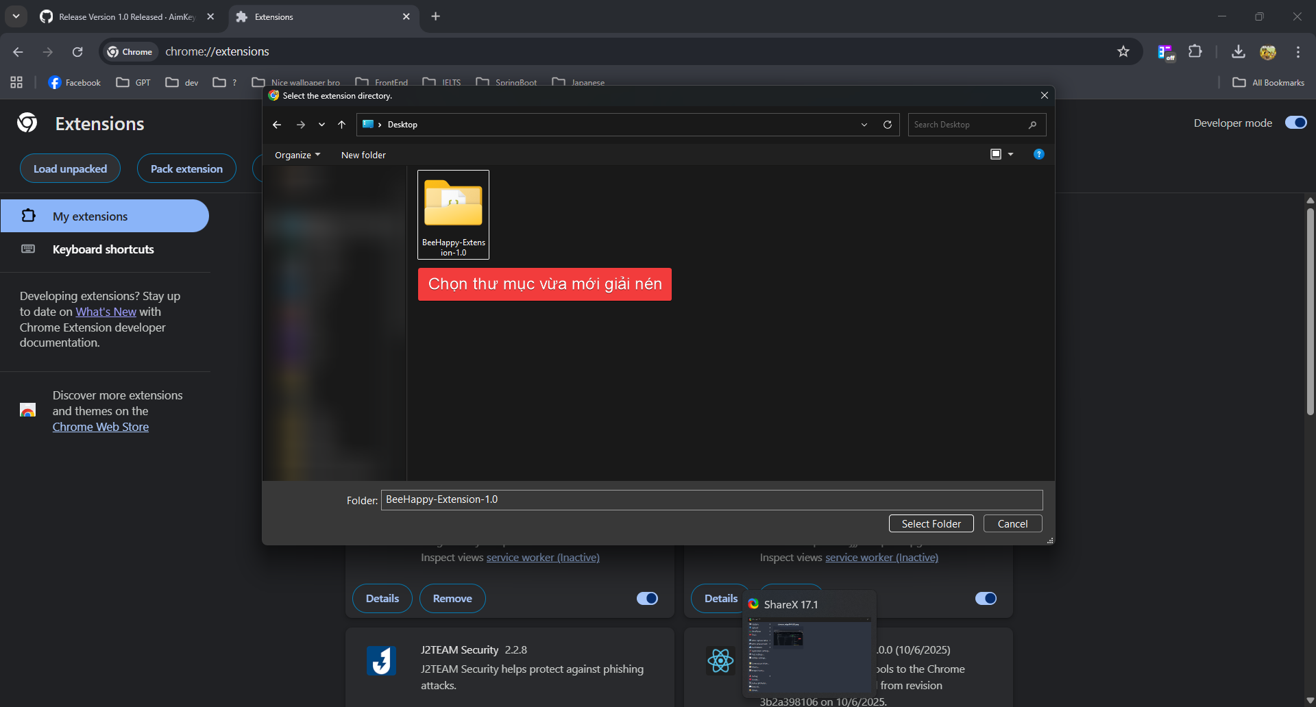 Hướng dẫn bật Developer Mode