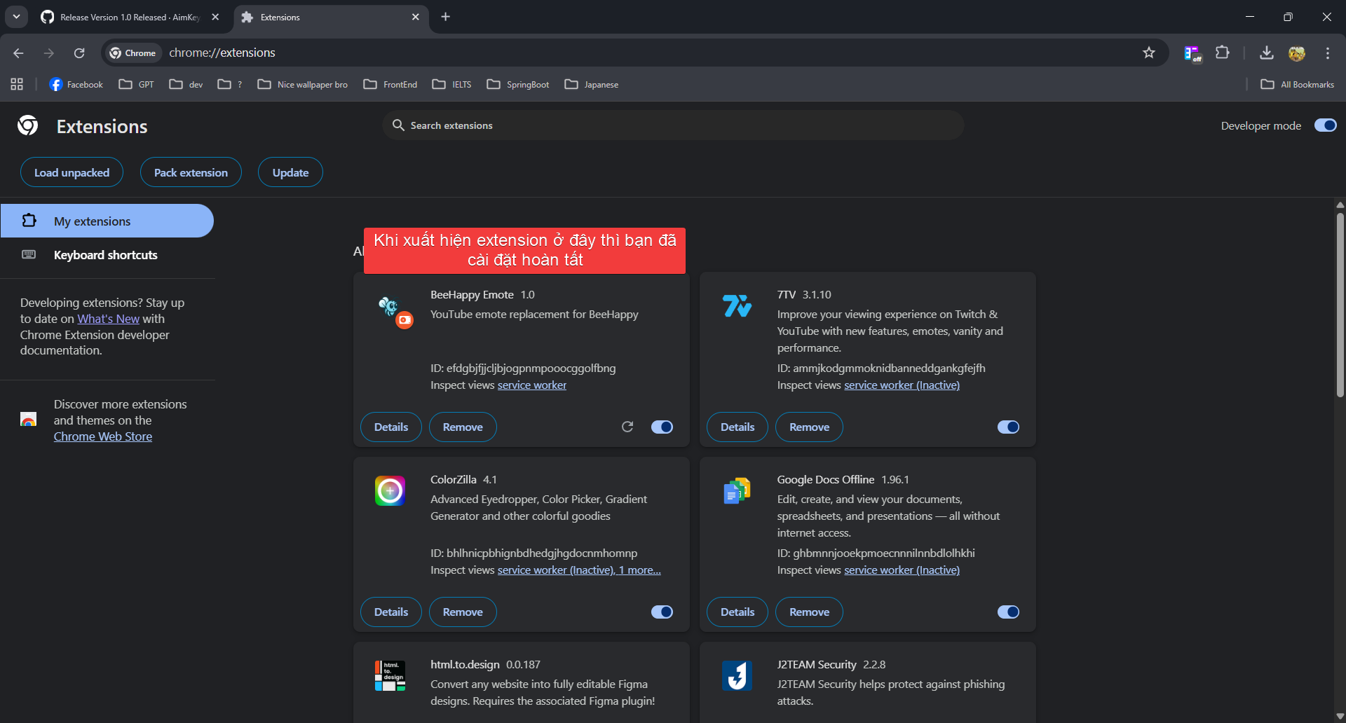 Hướng dẫn bật Developer Mode